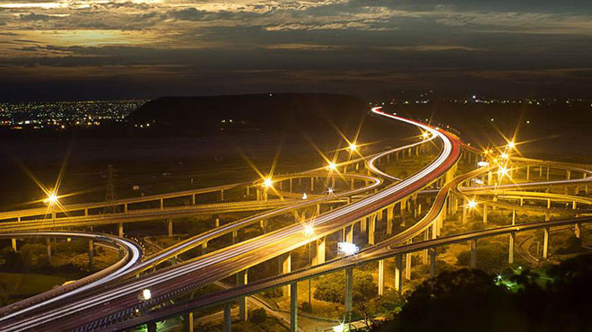 立交桥道路宅男视频污污路灯照明