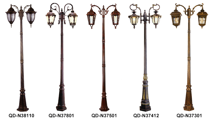 宅男666视频社区照明压铸铝双头庭院灯款式图片系列大全