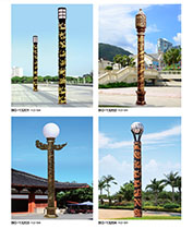 仿古祥云盘龙圆柱华表LED宅男在线观看