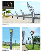 帆船造型户外LED宅男在线观看柱