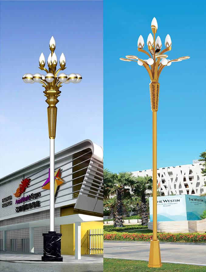 宅男666视频社区照明景观道路照明玉兰灯效果图