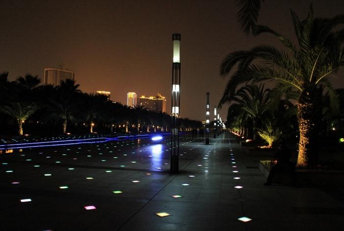 城市公园庭院宅男在线观看夜景效果照片