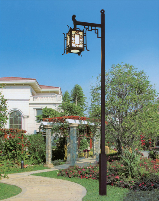 宅男666视频社区照明单头方形灯具特色仿古庭院灯图片