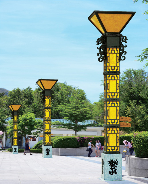 3米-5米广场龙纹仿云石立柱宅男在线观看图片