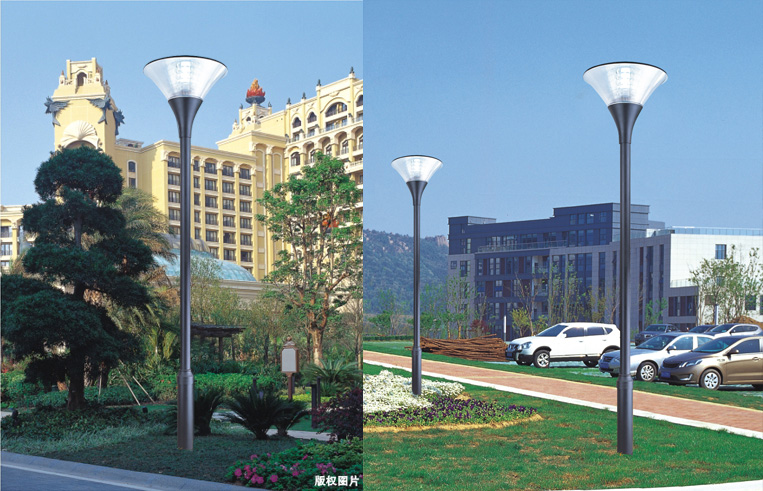 宅男666视频社区照明(QDTYD-010)3米-5米单头广场庭院灯效果图片
