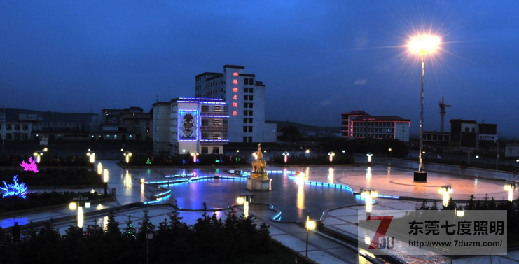 东莞宅男666视频社区照明广场照明宅男视频污污亮化效果图片