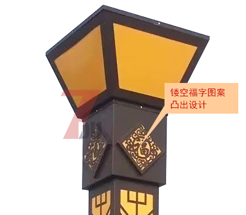 (QDJGDZ-012)3.5米广场镂空宅男在线观看柱细节展示1