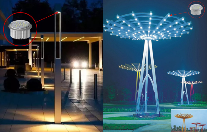 宅男666视频社区照明防水圆形LED模组光源应用场所示意图