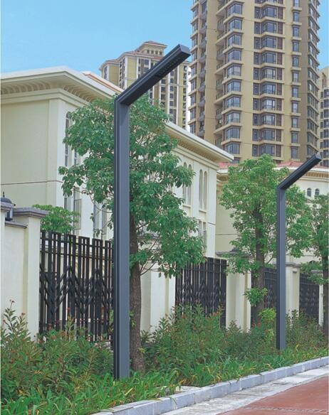 宅男666视频社区铝型材7字形LED庭院灯30W LED光源安装效果