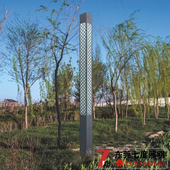 公园现代简约LED宅男在线观看柱安装效果图片