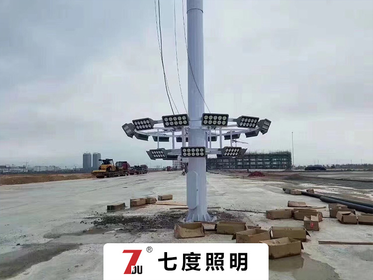 双层圆盘升降式30米22头500WLED宅男视频污污安装现场